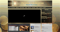 Desktop Screenshot of christianlifedevotion.org